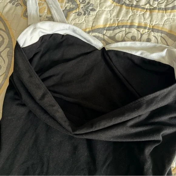 Reformation black and white Nelle Knit Midi Tank Dress, Medium - Picture 14 of 16